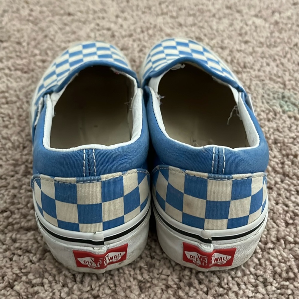 Blue Checker Vans - Picture 3 of 7